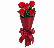 Букет 5 Красных роз Эдлесс Лав в Курсаково