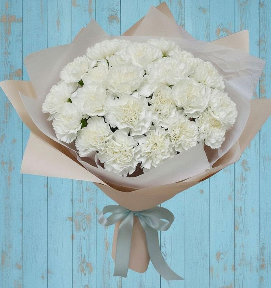 Букет цветов из: Гвоздики в Курсаково