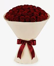 Букет 101 Бордовая роза Блэк Бакарра в Курсаково