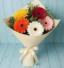 Букет цветов из:  Герберы в Курсаково