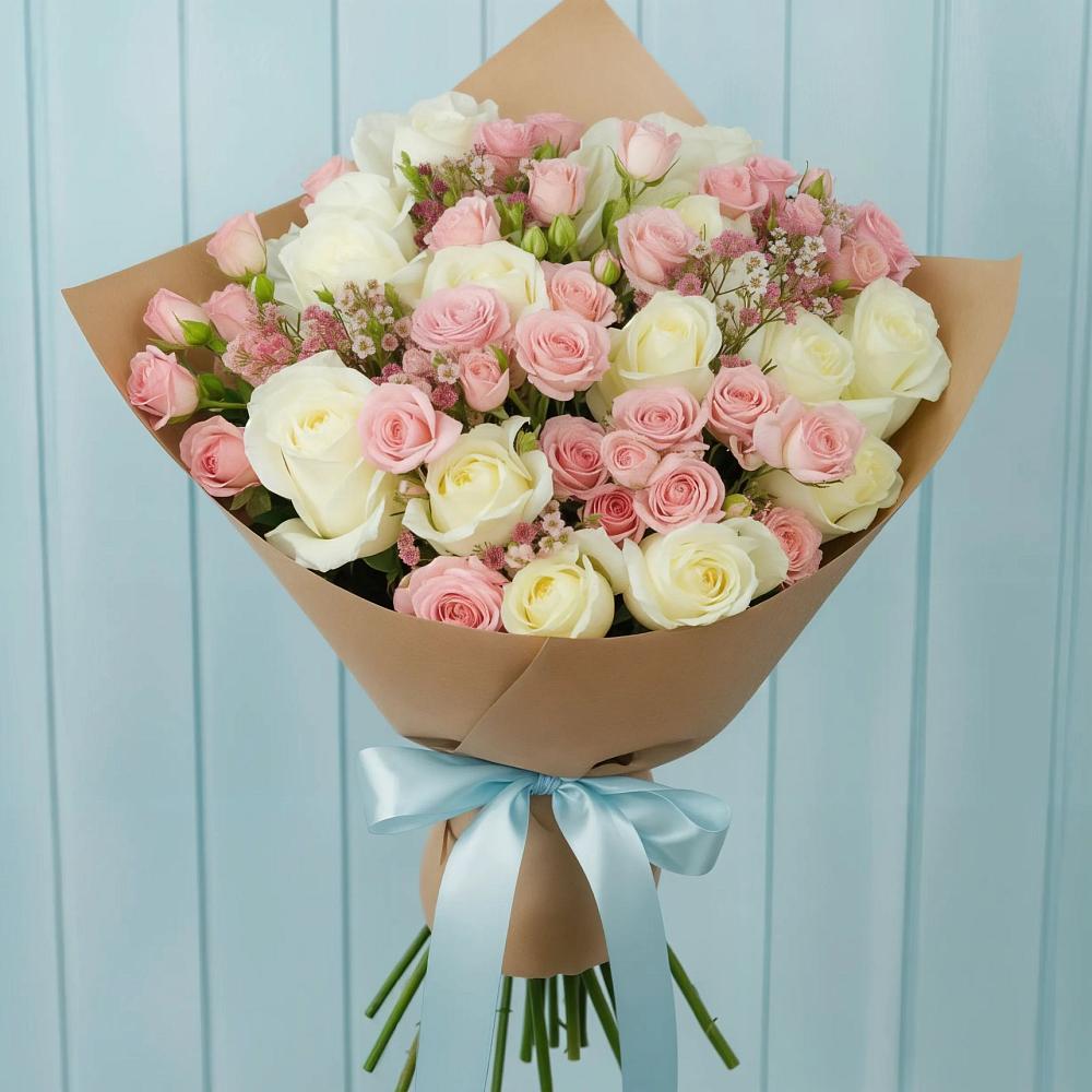 Букет цветов из: Розы в Курсаково