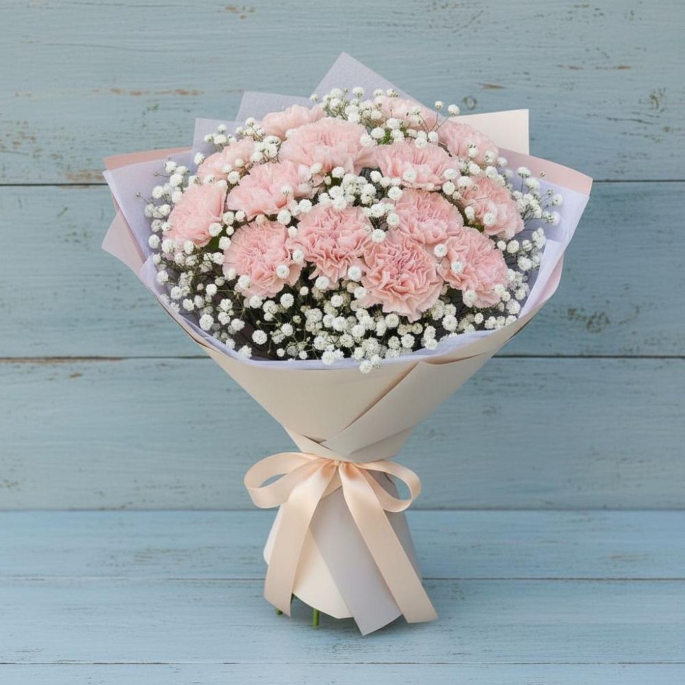 Букет цветов из: Гвоздики в Курсаково