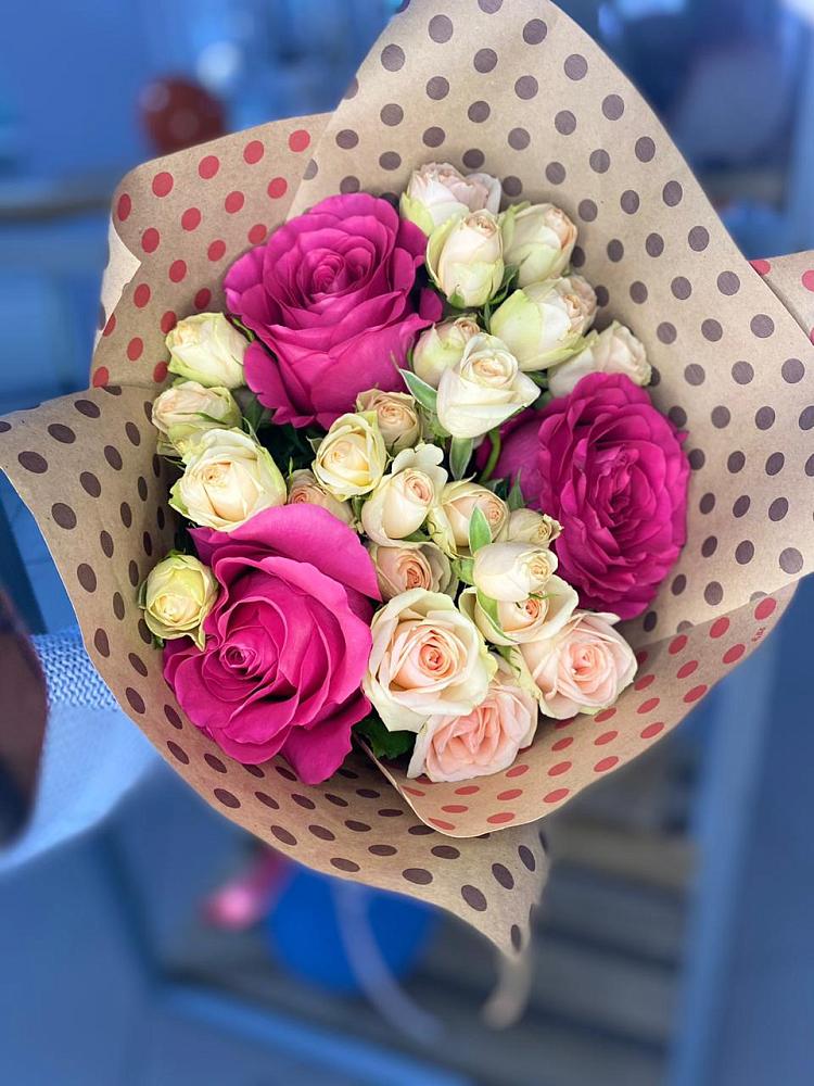 Букет цветов из: Розы в Курсаково