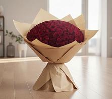 Букет 101 Красная роза в Курсаково