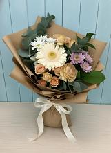 Букет цветов из:  Герберы и Хризантемы #REPLACE_PRED# Курсаково