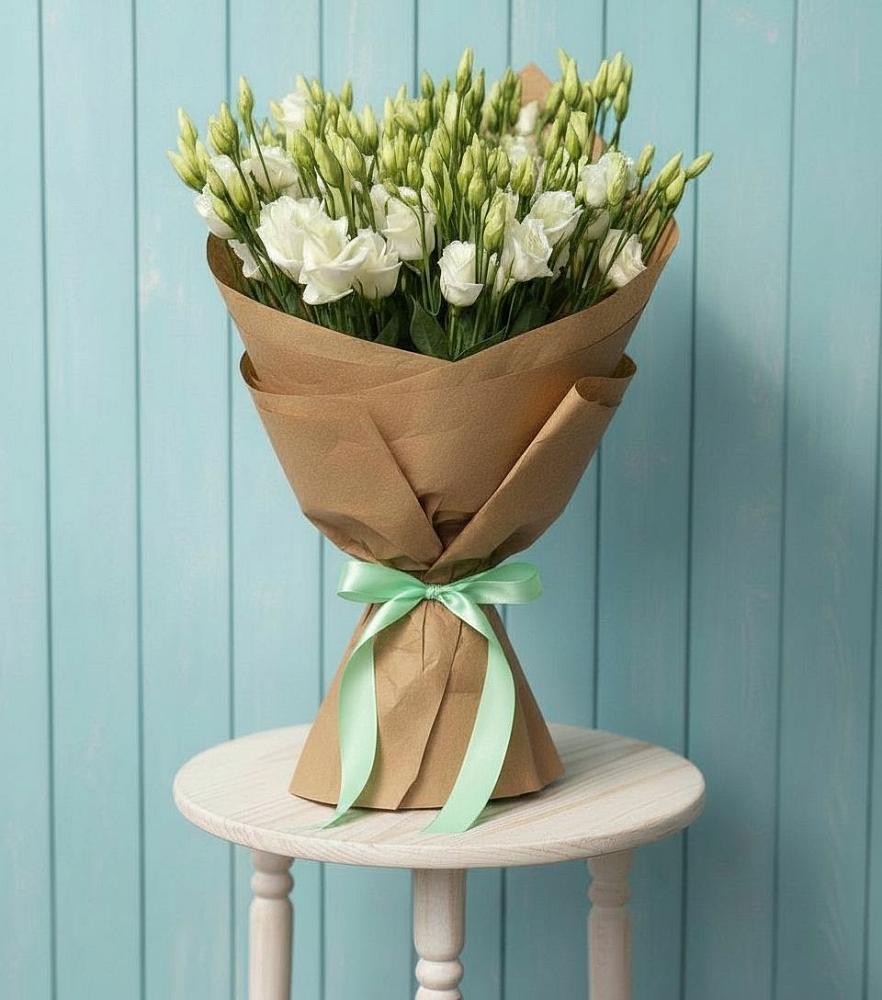 Букет цветов из: Лизиантусы в Курсаково