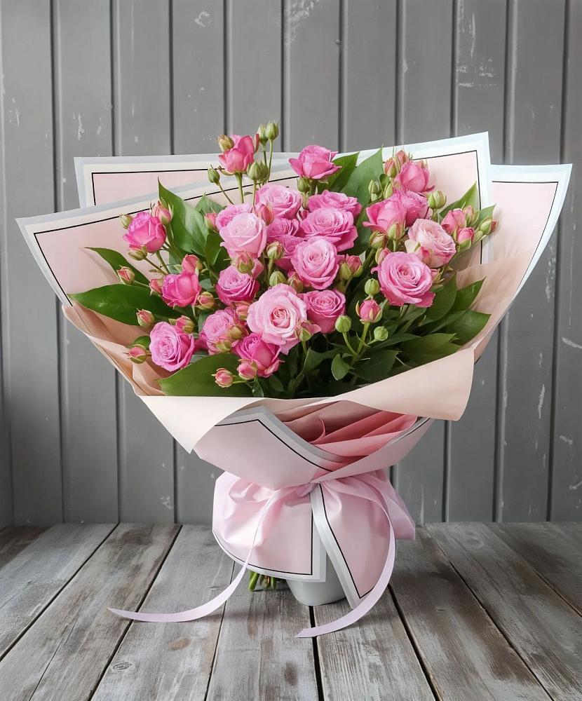 Букет Розовый кустик в Курсаково