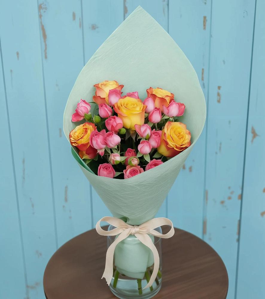 Букет цветов из: Розы в Курсаково