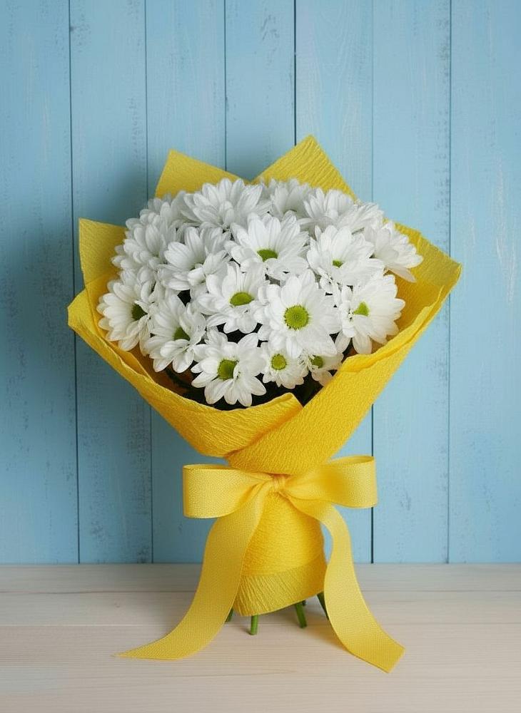 Букет цветов из: Хризантемы в Курсаково