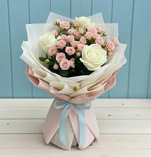 Букет цветов из:  Розы в Курсаково