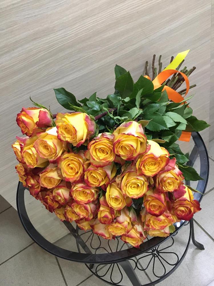 Букет Желтые розы в Курсаково