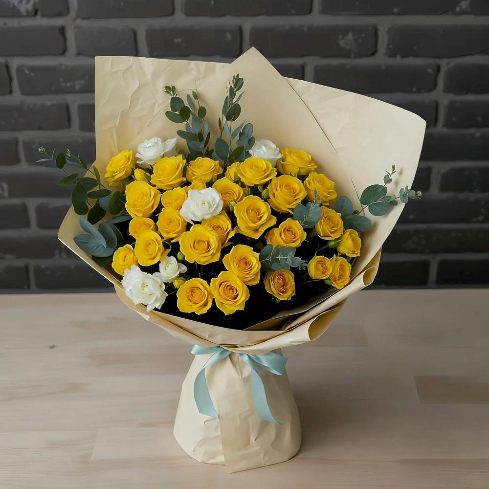 Букет цветов из: Розы в Курсаково