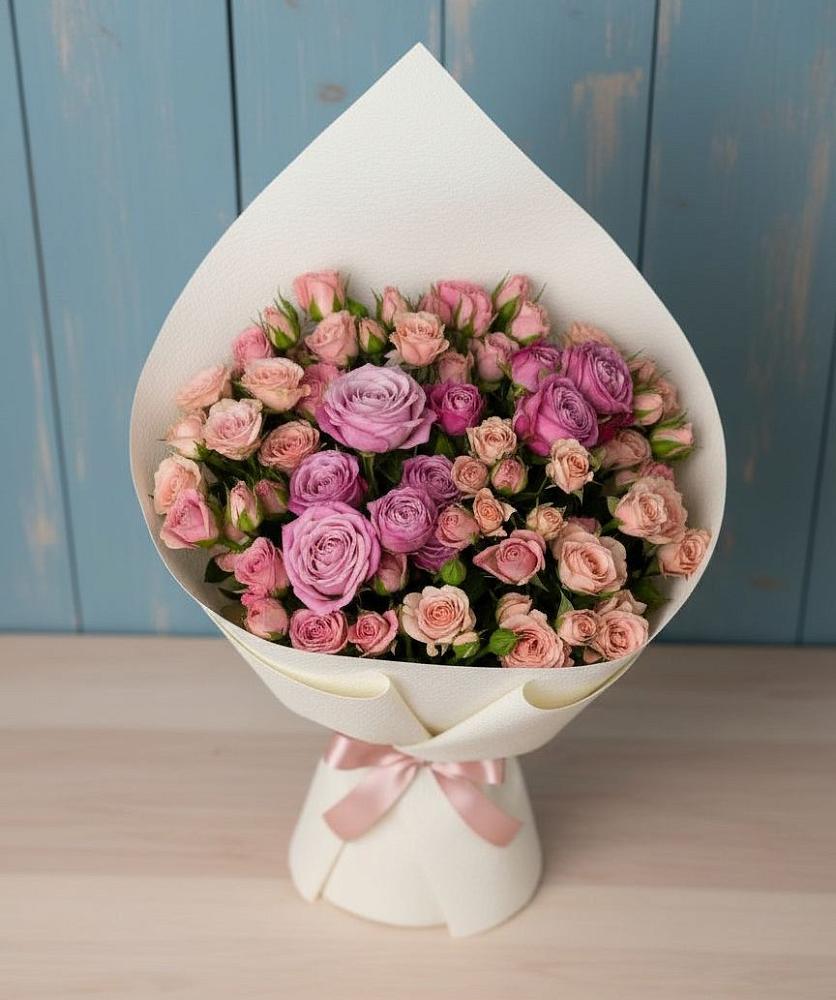 Букет цветов из: Розы в Курсаково