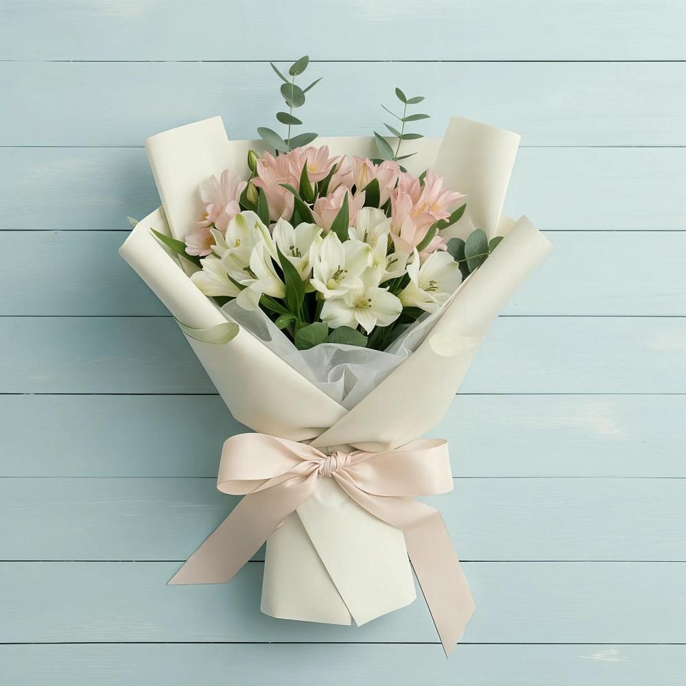 Букет цветов из: Альстромерии в Курсаково