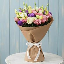 Букет цветов из:  Лизиантусы в Курсаково